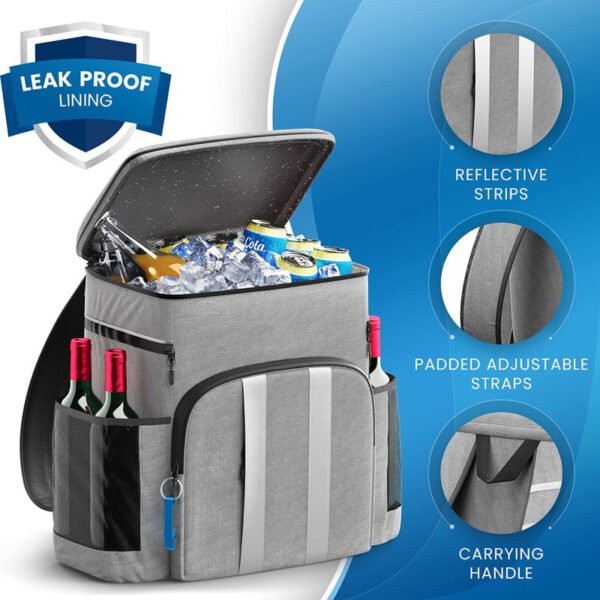 Large Capacity Refrigerated Backpack Picnic Insulation - Image 4