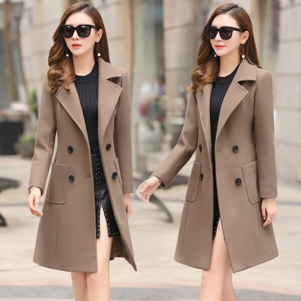 The vintage windbreaker pulls in the knee-length tweed coat - Image 4