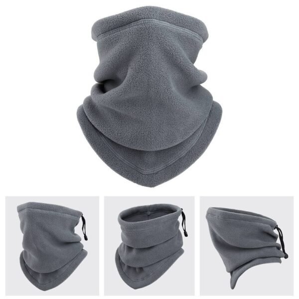 Winter Windproof Scarves Fleece Tube Scarf Mask Soft Half Face Cover SKi Snowboard Neck Warmer Gaiter Fashion Women Men Winter Fleece Face Mask Scarf Balaclava Neck Warmer - Image 8