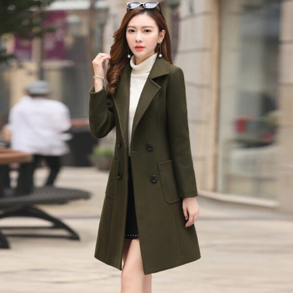 The vintage windbreaker pulls in the knee-length tweed coat - Image 7