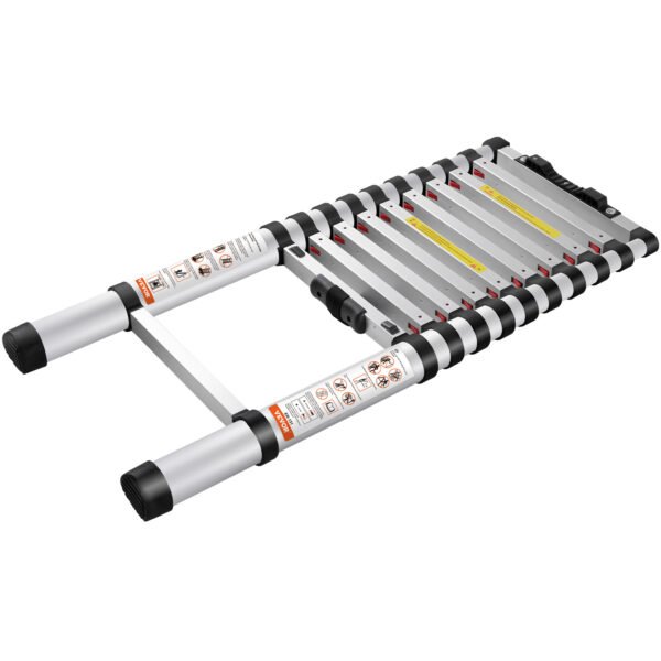 VEVOR Telescoping Ladder Aluminum Extension Step 10.5 Ft Multi-purpose Portable - Image 7