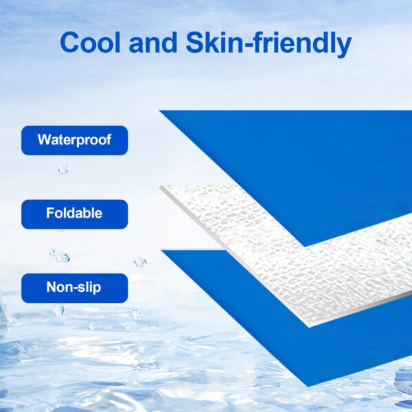 Dog Cooling Mat, Pet Cooling Mat For Dogs And Cats, Pressure Activated Dog Cooling Pad, No Water Or Refrigeration Needed, Non-Toxic Gel - Image 4