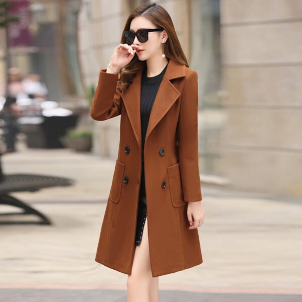 The vintage windbreaker pulls in the knee-length tweed coat - Image 2