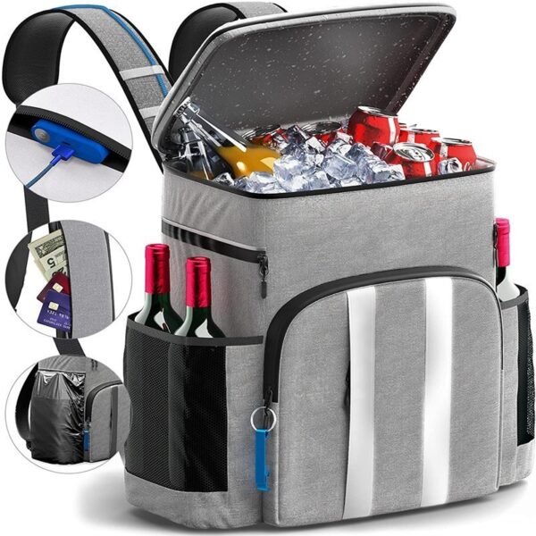 Large Capacity Refrigerated Backpack Picnic Insulation - Image 5