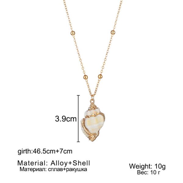 Conch Beads Necklace Natural Shell Phnom Penh Pendant Ornaments - Image 10