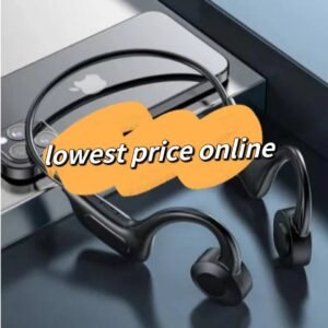 Bone Conduction Headphones Waterproof Open Ear Wireless Earbuds Bluetooth Long Playtime Sports Headset With Mic Sweatproof Premium Sound Air Conduction Earphones For Running Sports Swimming
