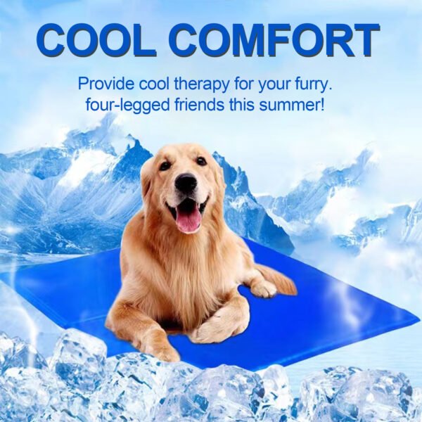 Dog Cooling Mat, Pet Cooling Mat For Dogs And Cats, Pressure Activated Dog Cooling Pad, No Water Or Refrigeration Needed, Non-Toxic Gel - Image 5
