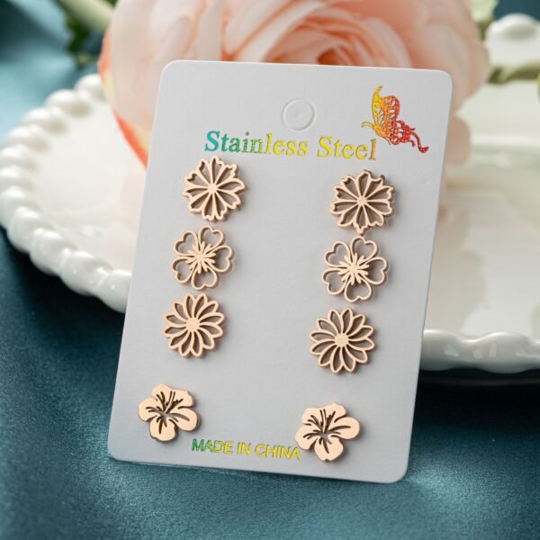 Fashion Simulation Stud Earrings Little Suit - Image 7