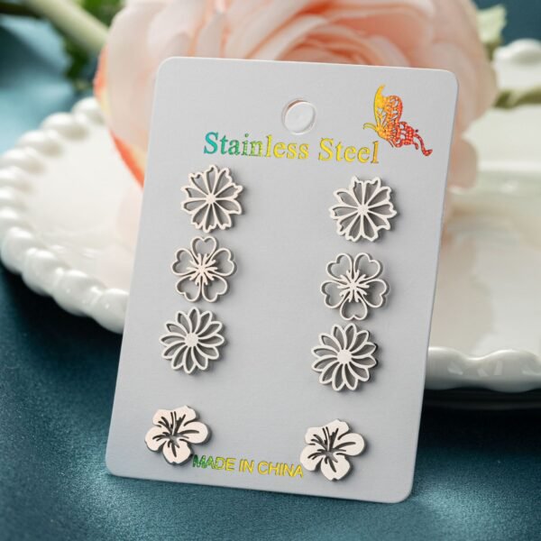 Fashion Simulation Stud Earrings Little Suit - Image 4