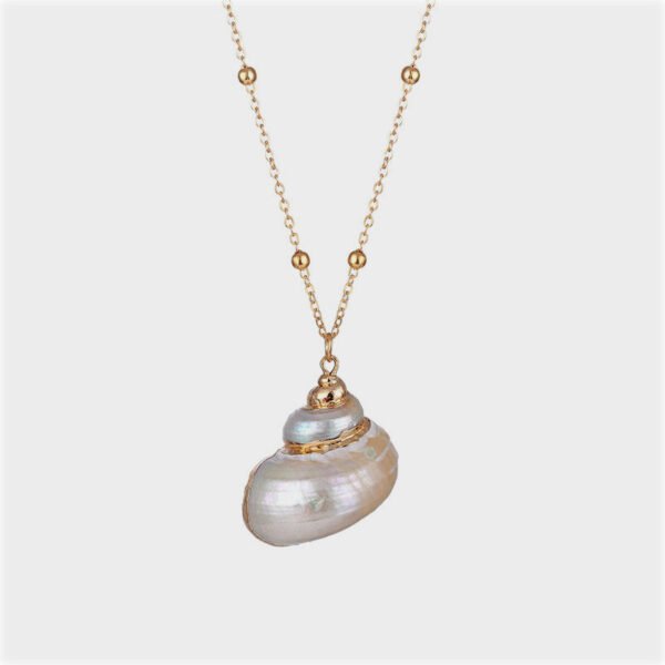 Conch Beads Necklace Natural Shell Phnom Penh Pendant Ornaments - Image 2