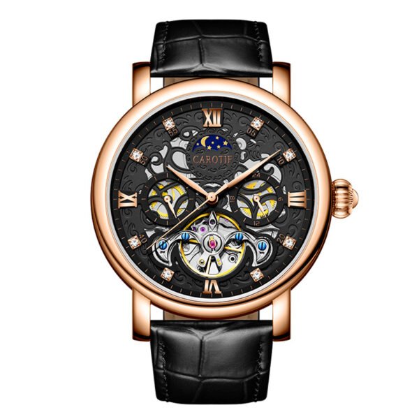 Men's Business Casual Waterproof Luminous Leather Watch - Image 5