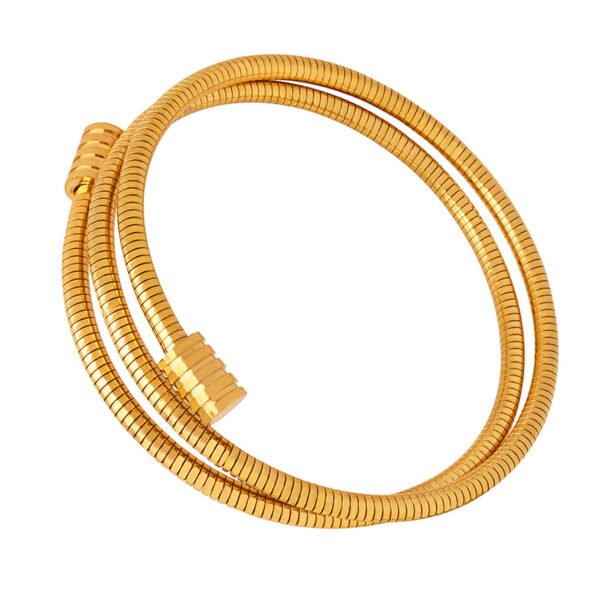 Fashion Commuting Niche Simple Geometric Snake Bone Chain - Image 2