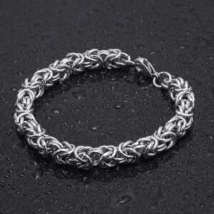 Ring Buckle Multi-ring Titanium Steel Bracelet