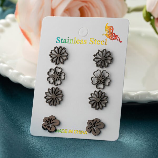 Fashion Simulation Stud Earrings Little Suit - Image 6