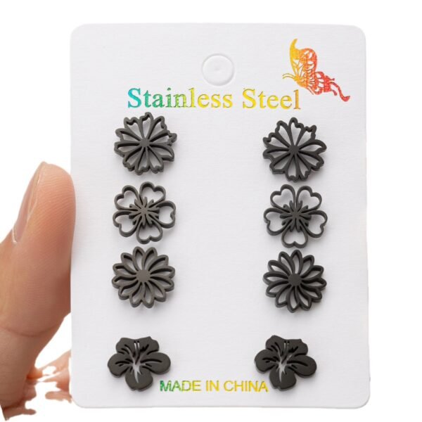Fashion Simulation Stud Earrings Little Suit - Image 3
