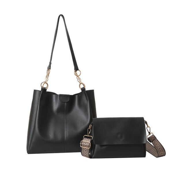 Two-piece Set Large Capacity Totes Work Commuter Texture - Image 2