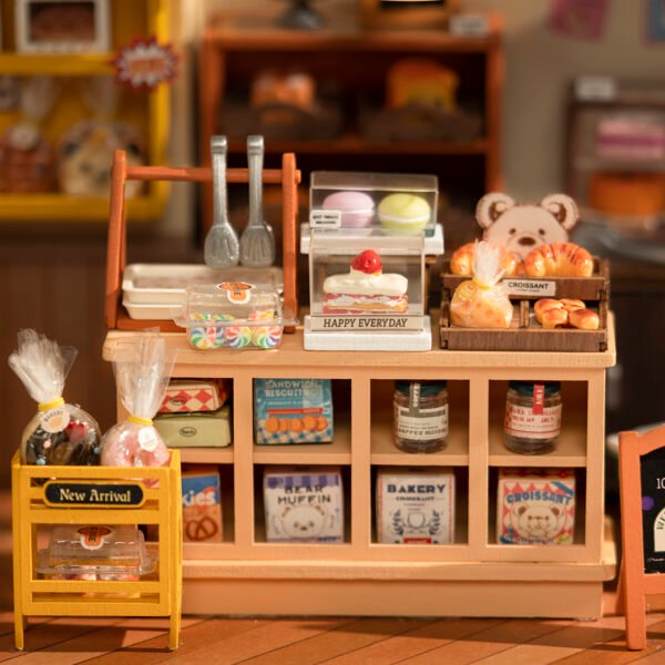 Rolife Becka's Baking House DIY Miniature House For Kids 3D Wooden Toys DG161 - Image 7