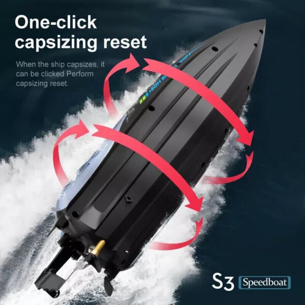 4DRC S3 45km-h Remote Control Boat Kids Toy WATER-COOLED High Speed RC Ship US - Image 3