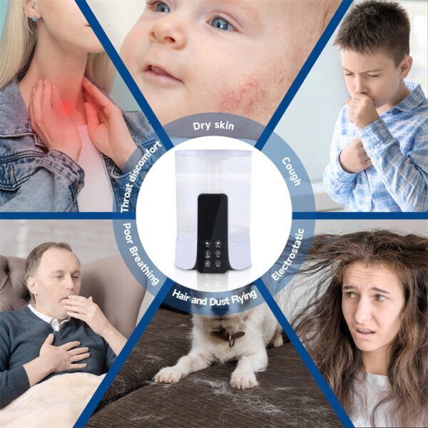 6L Large-capacity Humidifier Intelligent Timed Heating Spray UV Sterilization Intelligent Remote Control - Image 3
