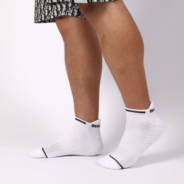Six Pairs Of Melange Trend Sports Socks - Image 3