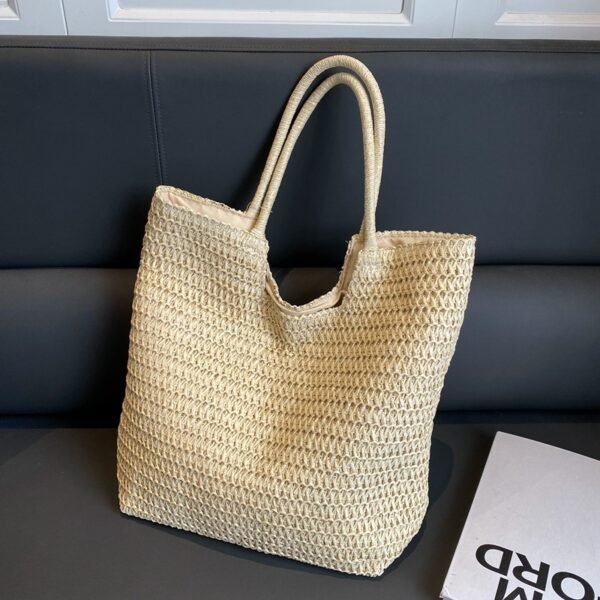 Women's Fashion Large Capacity Straw Bag - Image 6
