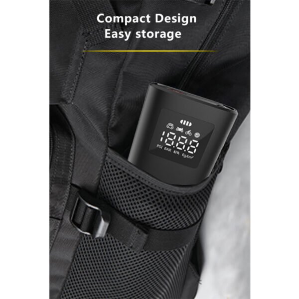 Inflator Pump, The Savior Of Car Tires In An Emergency. Multi-purpose Inflatable Compatibility. It Has An Accurate Tire Pressure Detection Function. Fast Inflation, Efficient And Convenient. - Image 7