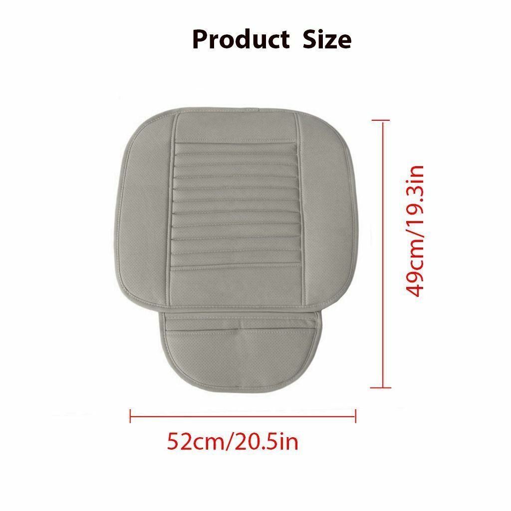 3D Universal PU Leather Car Seat Cover Breathable Pad Mat For Auto Chair Cushion - Image 3