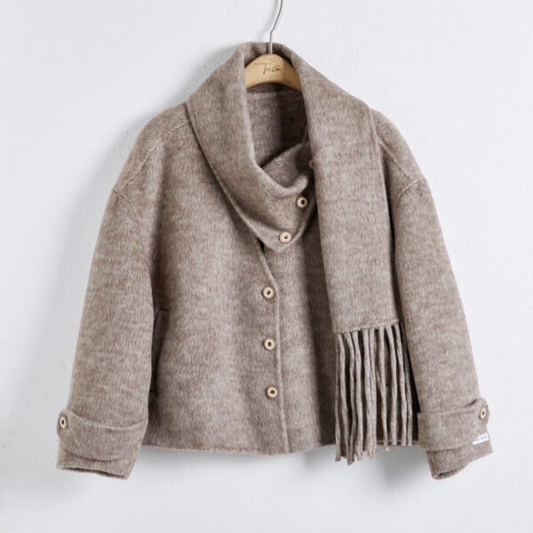 Autumn And Winter New Gentle Elegant Woolen Coat - Image 6