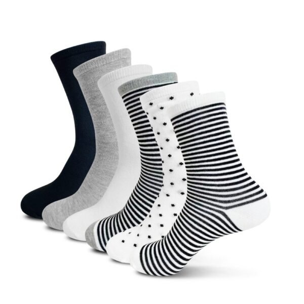 6 Pairs Of Ladies Casual Cylinder Socks Dress Socks - Image 7
