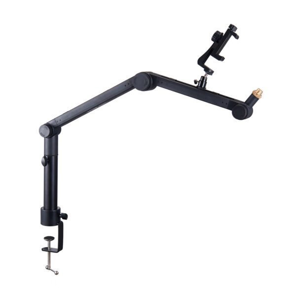 VEVOR Microphone Boom Arm With Desk Mount,  Rotatable, Adjustable Mic Stand With Adapter Port Headset Hook, For Blue Hyperx Quadcast Blue Snowball Shure SM7B Audio Technica - Image 5