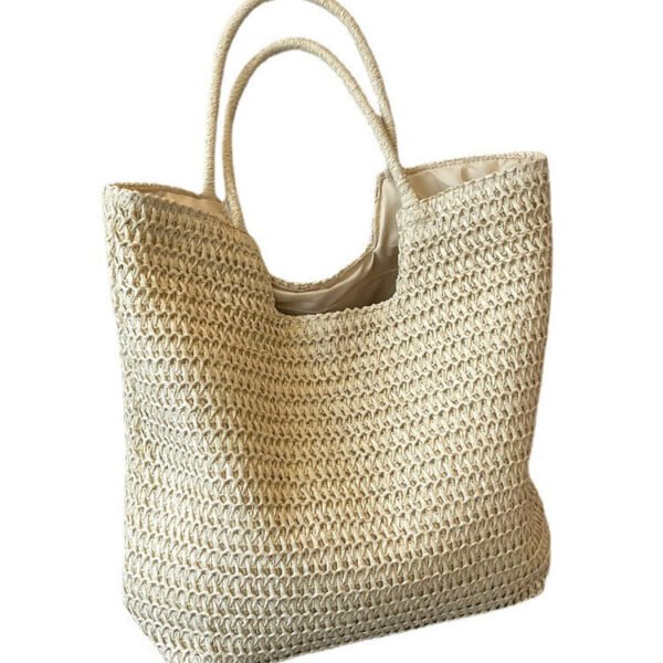Women's Fashion Large Capacity Straw Bag - Image 8