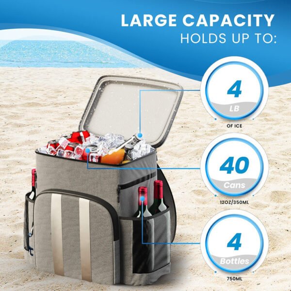 Large Capacity Refrigerated Backpack Picnic Insulation - Image 7