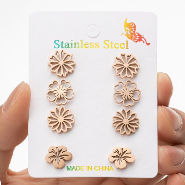 Fashion Simulation Stud Earrings Little Suit - Image 5